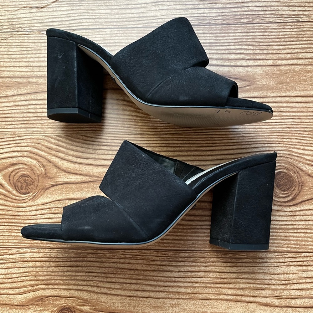 Gianni bini black mule sandals